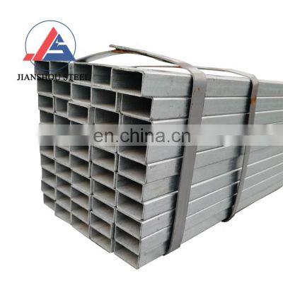 Welded square pipe Q195 Q235 Q345 ss400 2x4 3x4 galvanized square rectangular steel pipe price per kg