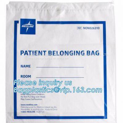 Biodegradable Drawstring Patient Belongings Bag,Manufacturer of Patient Belonging Bag With Rigid Handle OEM Available Online Manufacturer photo-2