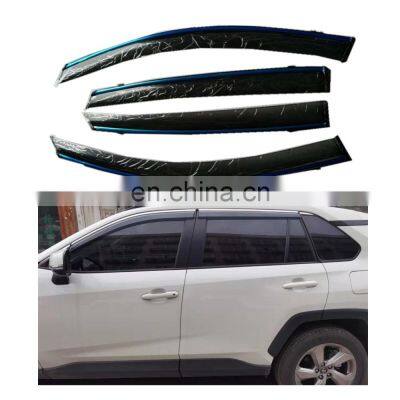 Factory Window Visor Rain Shield Vent Wind Deflector Guard Sun Wind Car Door Window Visors For VW