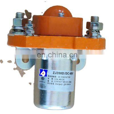 Motor Control Magnetic Main Contactor 48V 200A