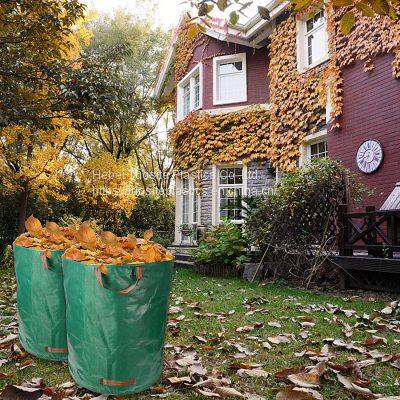 Reusable Gardening Bag Leaf Bag customized outdoor heavy duty leaf waste bag