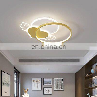 Hot Sale Iron Modern Decorative Ceiling Light Cute Heart Home Ceiling Light High Quality LED Ceiling Lamp