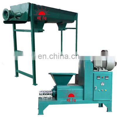 Factory Price Rice Husk Biomass Wood Briquettes Extruding Machine