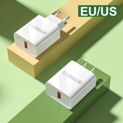 High Quality Quick Charge 18W USB Charger Fast Charging USB Wall Cell Phone Charger photo-4