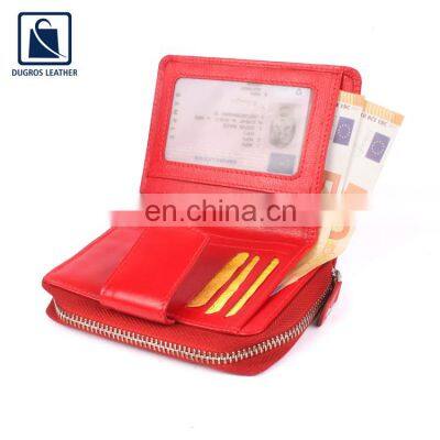 Unique Design Wholesale Supply Widely Selling Good Quality Nickle Fitting Genuine Leather Wallet for Women at Competitive Price photo-4