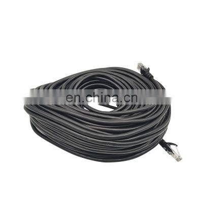 In Stock High Quality Black 30M PVC Patch Cord CAT5 Patch Cable for Sale