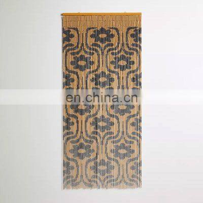 On Sale In Bulk Bamboo Beaded Door Curtain Cheap Wholesale Beaded Painted Door Curtain Wholesale photo-3