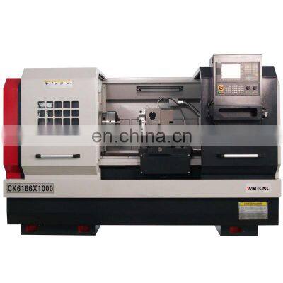 fanuc cnc lathe CK6166 1000mm automatic horizontal cnc lathe machine for metal turning