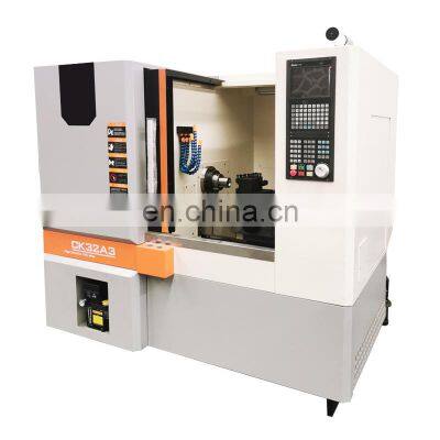 cnc lathe CK32A3 high precision cnc lathe swiss type for metal turning and milling in China