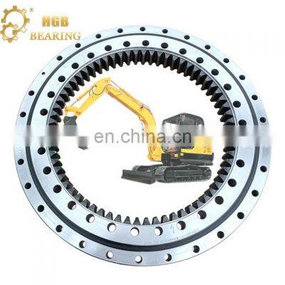 High precision slewing drive dual axis solar tracker system slew bearing customized mixer or stacker reclaimer slewing bearing