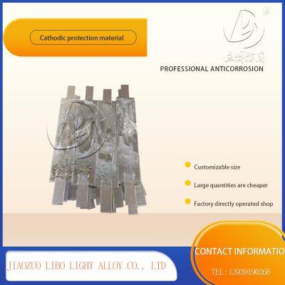 Cable zinc alloy sacrificial anode