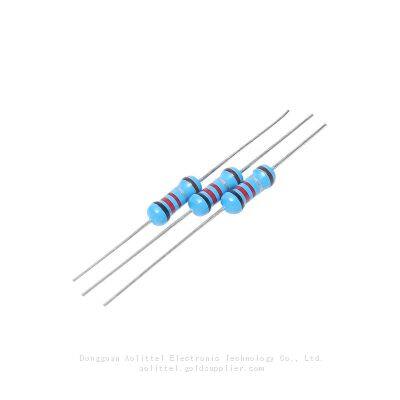 MF Resistor 0.5W 0.25W 1W 2W 3W 5W 0.1R To 10Mohm Resistance customizable metal film Resistor