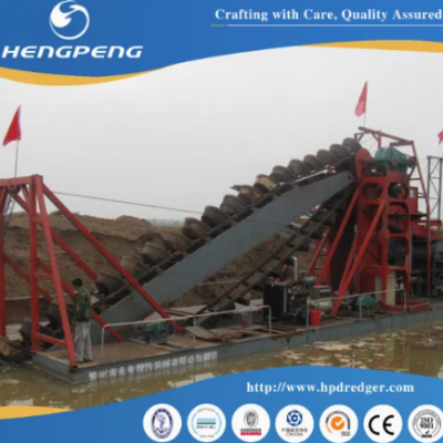 Rugged Construction China Chain Bucket Gold Mining Dredger for Harsh Environments