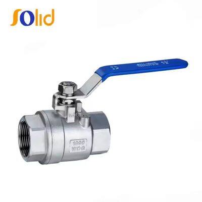 1000wog 2PCS Stainless Steel 304 316L Ball Valve with Threaded End