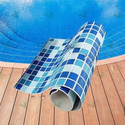 PVC Material Swimming Mosaic Pool Liner Replacement