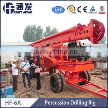 Exported to Phillippines !!! HF-6A Percussion Borehole Drilling Machine Foundation Piling Machine