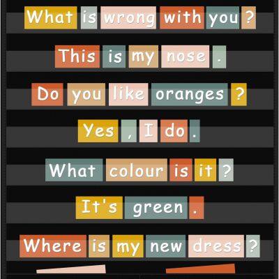 7+2 Pockets Standard Pocket Chart, Clear 7 Pockets Words Chart With 2 Extra Storage Pocket for Classroom Home Office Use, Sentence Strips photo-5