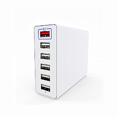 Модерный QC2.0 USB-зарядное устройство для быстрой зарядки на рабочем столе для всех телефонов