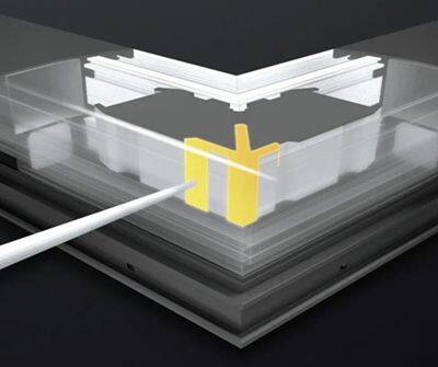 Nanshan AKLU Curtain Wall Aluminum Profile photo-4