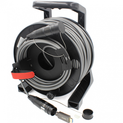 CRS-PlugNView-H Armored 8K Fiber Optic HDMI 2.1 AOC-Active Optical Cable-Armored@60Hz 48Gbps photo-2