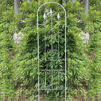 Modern Handmade Wrought Iron Garden Fence and Trellis, Wholesale for Garden Landscaping Projects photo-3