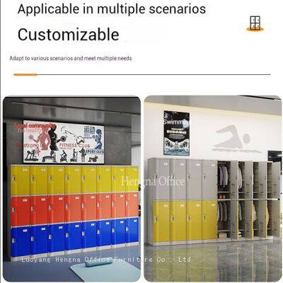 Multi-Purpose Full Plastic Single Door Locker 310*385*400mm for Gym & Swimming Pool ABS Locker Cabinet- Assembled Structure, Easy Installation photo-4