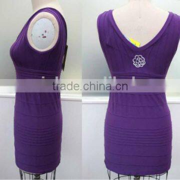 ladies knitted seamless sleeveless dress