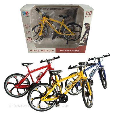 XINYU 1:8 Scale Diecast Bike Stimulation Model Alloy Metal Vehicle Toy Miniature