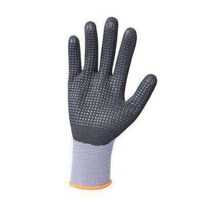 Enkerr Ms851041 Nitrile Ultra-fine Foamed Dotted Gloves photo-2