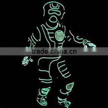 Electroluminescent EL-Wires Suits