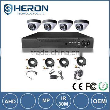 4ch complete ahd dome cctv camera system