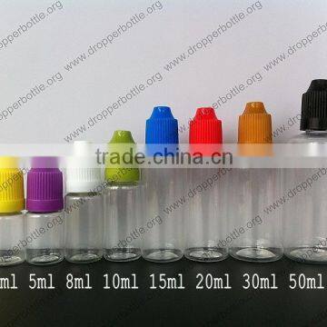 4ml Spray pet plastic bottle e-cig using mini plastic bottle in different shapes