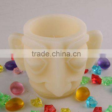 face mask shaped LED candle