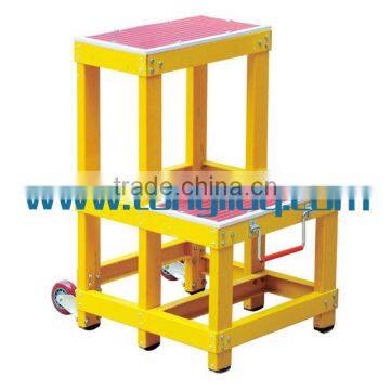 FRP working platform with pulley