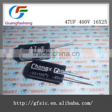 New 47UF 400V 16X25 Aluminum Electrolytic Capacitor