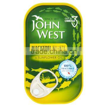 John West Mackerel in Sunflower Oil