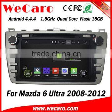 Wecaro in Dash 2 Din Touch Screen Android 4.4.4 Car Dvd Gps Navigation Radio Gps Car Media Player for Mazda 6 2008 -2012 photo-5