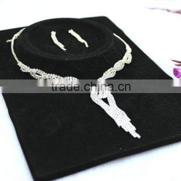 Wholesale fashion indian wedding jewelry sets diamond luxury bridal necklace set