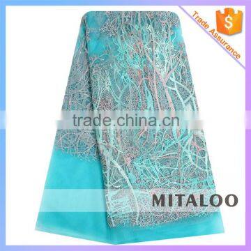 Mitaloo MFL0134 African Fashion Lace Latest Yellow Net Lace New Lace photo-3