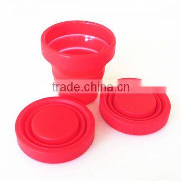 food grade folding silicone cup for water