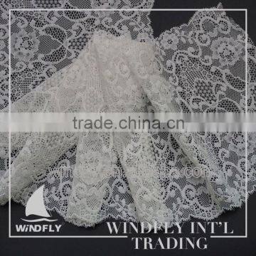 High Standard Stretchy And Soft White Lace Fan photo-4