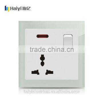 New Design 13a Multi Function Electric Wall Socket With Indicator Light