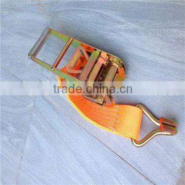 Economical hot selling polyester lashing ratchet with s hooks