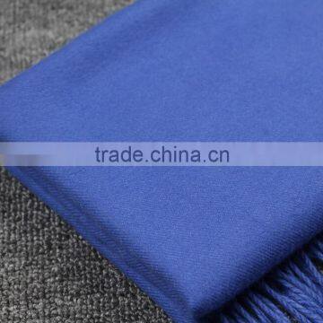 Best Selling Winer Warm Woman Fashion Tassel Plush Plain Cashmere Pashmina Quality Choice photo-5