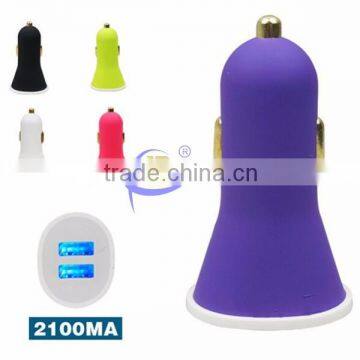 5V 2.1A 2 Port Dual USB Car Charger USB Adaptor For Mobile Phone photo-6