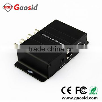 4 channel coaxial ethernet extender for IP camera rj45 ethernet extender