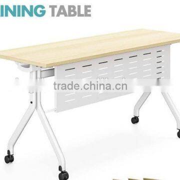 moving folding frame table with castor