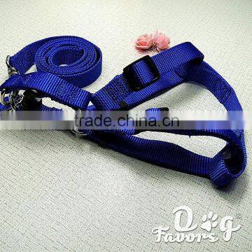 Summer Use Heavy Duty Outdoor Sport Dog Traning Harness and Leash, Classic Solid Nylon Dog Harness and Leash Quality Choice photo-4