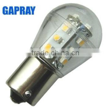 15SMD 3528 white bayonet base S8 LED bulb with a single contact