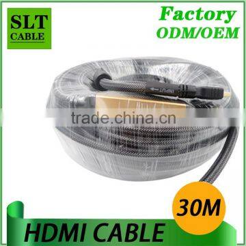 SLT 30M HDMI Cable Male To Male With Chip 1.4v Support 3D 2K*4K Ethernet